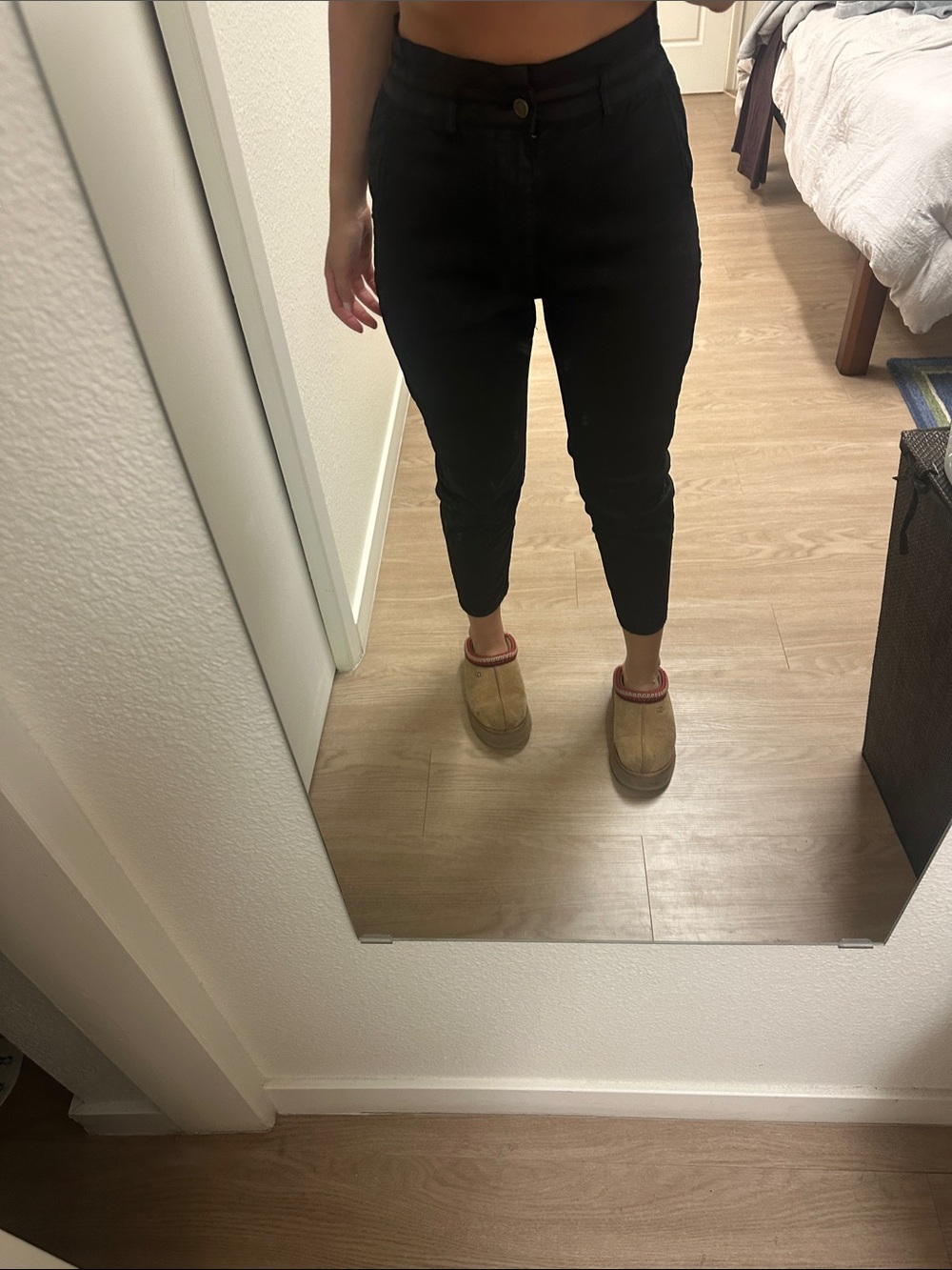 Zara Black High-Waist Jeans